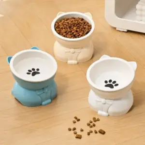 comedouro de cerâmica para gatos e cães