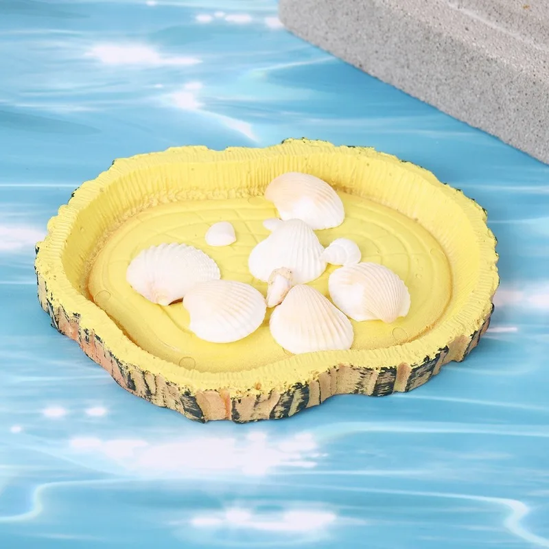 Tigela para Répteis de Resina 10 cm para Comida e Água - Imagem 4
