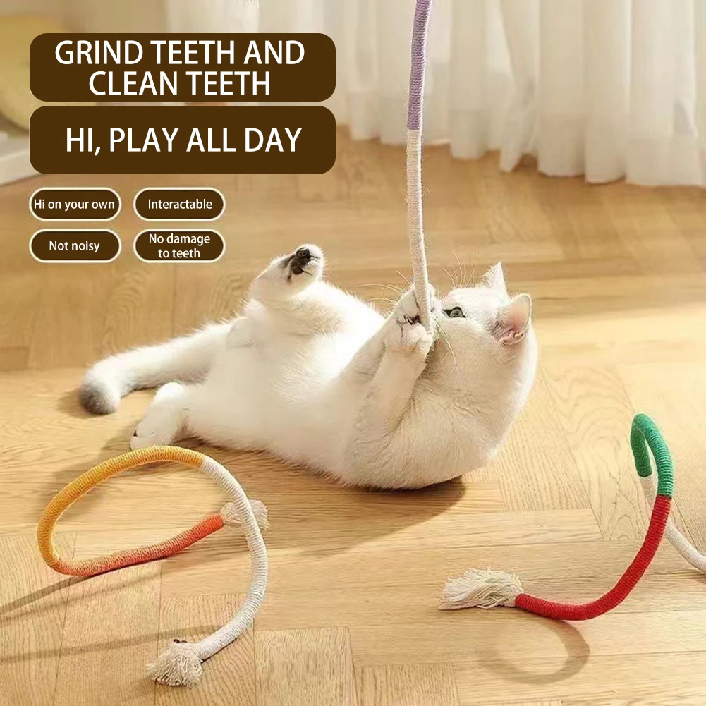 Brinquedo de Gato Silvervine com Corda para Mastigar 70 cm (3 Peças) - Imagem 4
