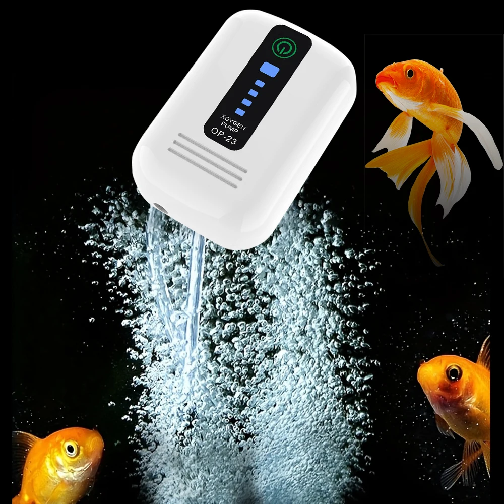 Bomba de Oxigênio USB para Aquário com Saída de 2 L/min - Imagem 2