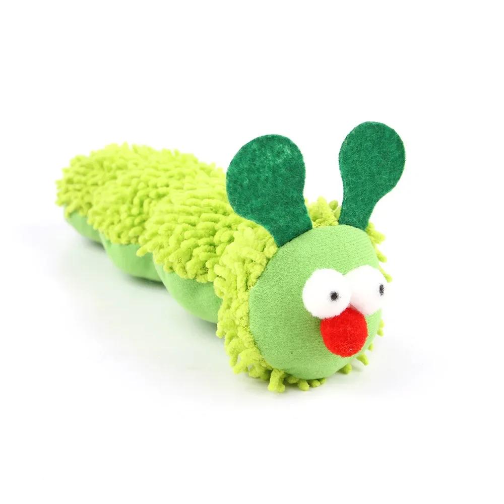 Brinquedo para Gatos Lagarta de Pelúcia com Catnip e Silvervine - Imagem 4
