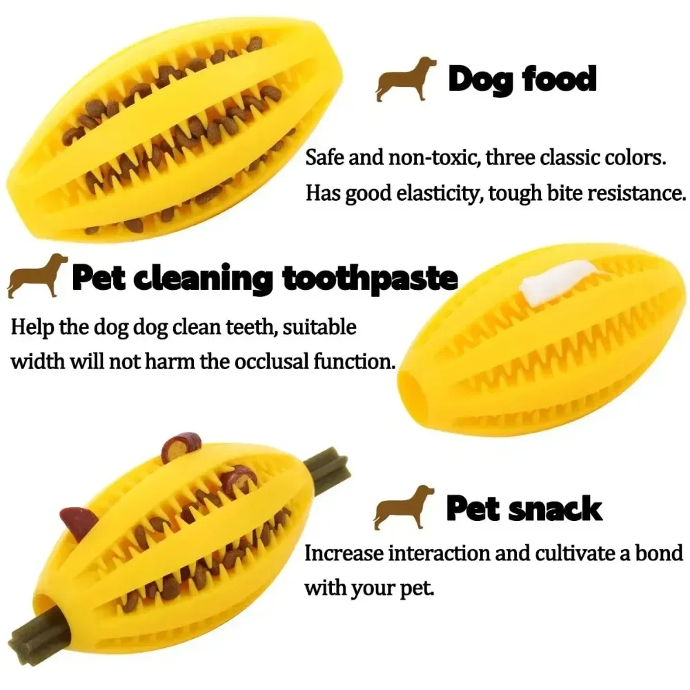 Bolinha de Borracha Natural para Cães 11 cm com Compartimento para Petisco - Image 4