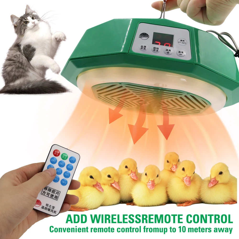 Lâmpada de Aquecimento para Aves e Pets 220V com Controle de Temperatura - Imagem 6