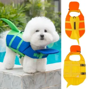 colete salva-vidas para cães ajustável