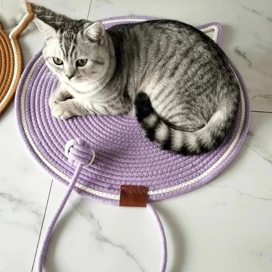 Tapete Arranhador para Gatos de Algodão 42,5 cm Resistente ao Desgaste - Imagem 2