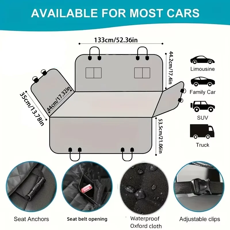 Capa para Banco de Carro Impermeável e Resistente a Arranhões - Imagem 4