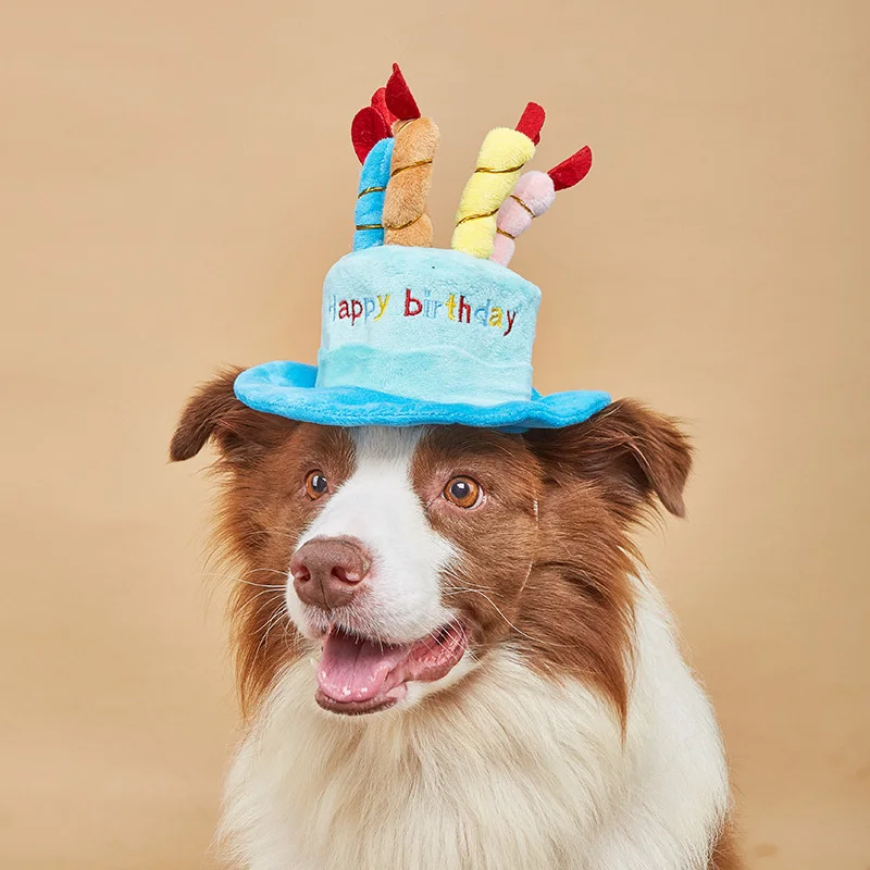 Chapéu para Cães e Gatos de Pelúcia Ajustável para Festa - Imagem 2