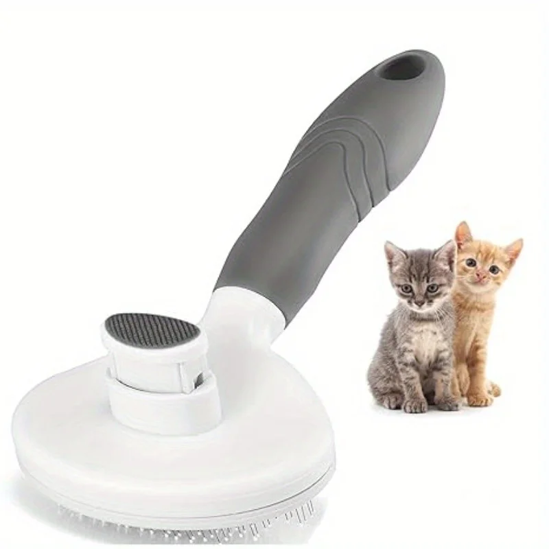 Escova de Auto-Limpeza para Gatos e Cães, de Remoção de Pelos - Imagem 3
