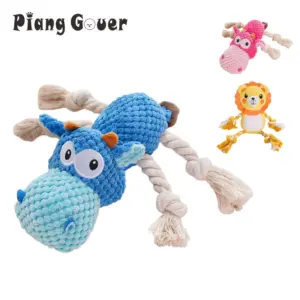brinquedo de pelúcia para cães com corda