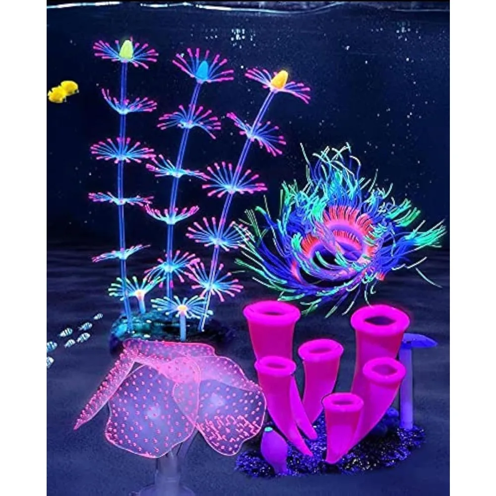 decoração de silicone para aquário
