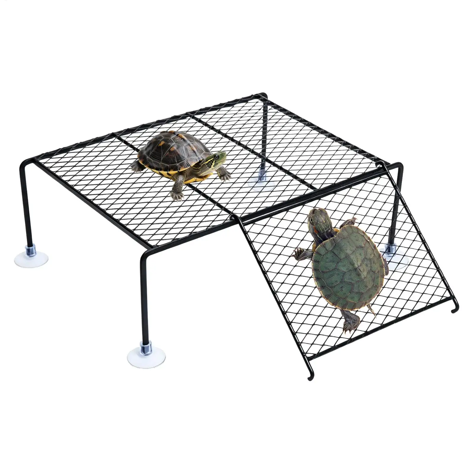Plataforma de Descanso para Tartarugas com Ventosa e Rampa de Fácil Acesso - Image 2