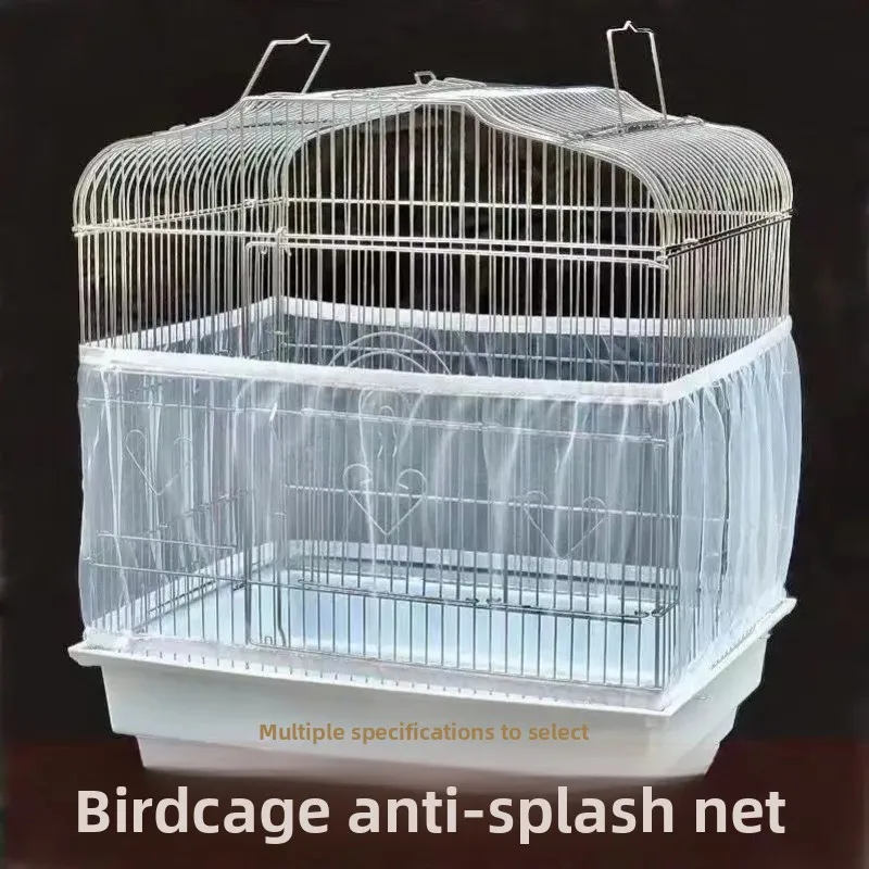 Capa Elástica para Gaiola de Pássaros Transparente Anti Respingo - Imagem 6