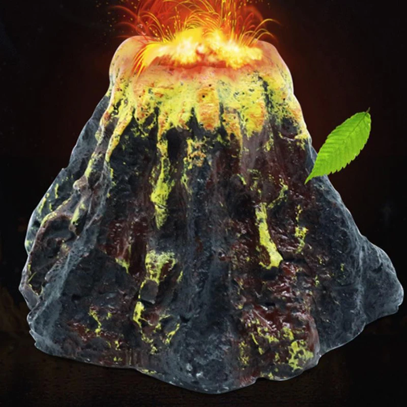 Vulcão para Aquário com Bomba de Aeração e Tubo de Oxigenação - Imagem 2
