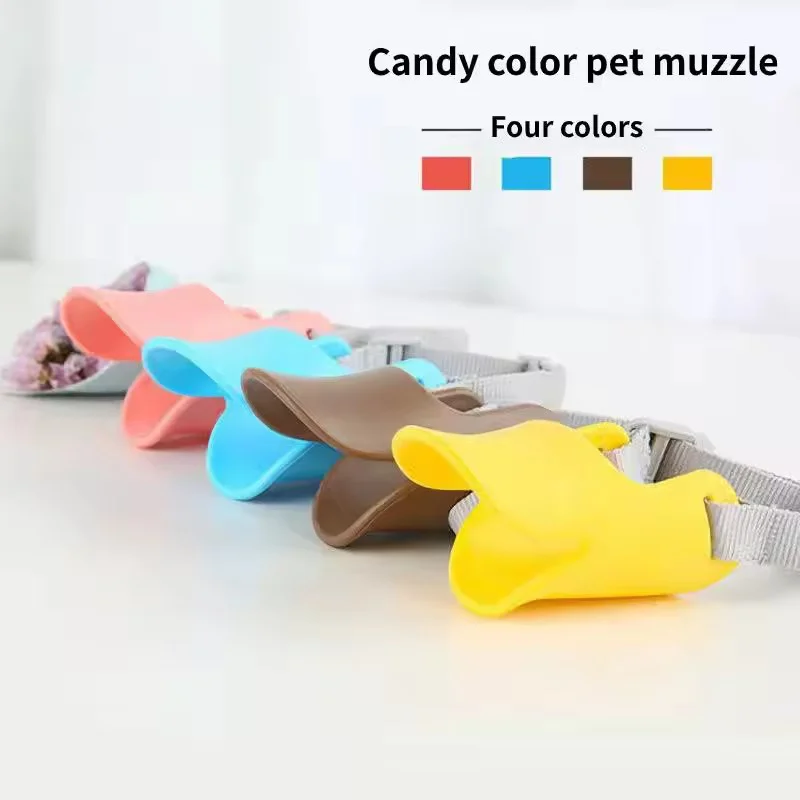 Focinheira de Silicone para Cães Pequenos e Médios com Design Bico de Pato - Imagem 6