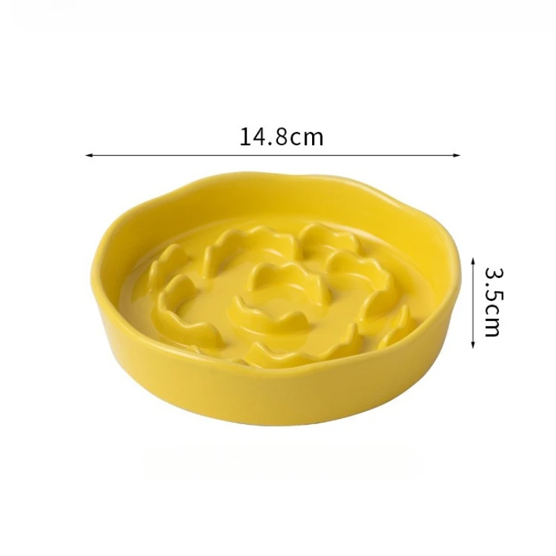 Tigela de Cerâmica Elevada para Cães e Gatos Anti-Engasgo 310 ml - Image 4