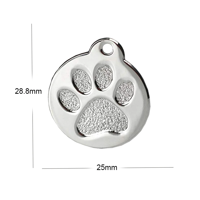 Etiqueta de Identificação para Cães e Gatos de Metal com Gravação a Laser - Imagem 5