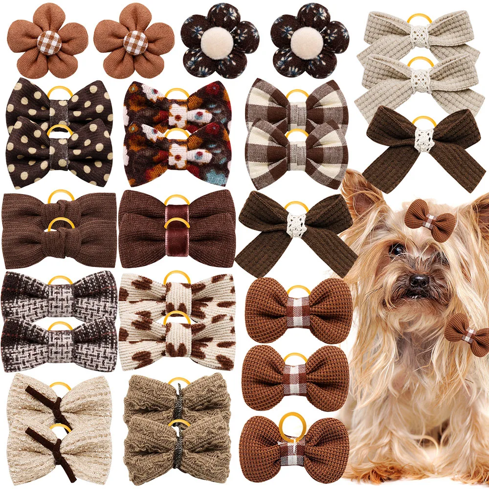 Laços para Cães com Elástico Colorido Kit com 10 ou 20 Peças - Imagem 4