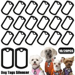 capa de silicone para placa de identificação de cães