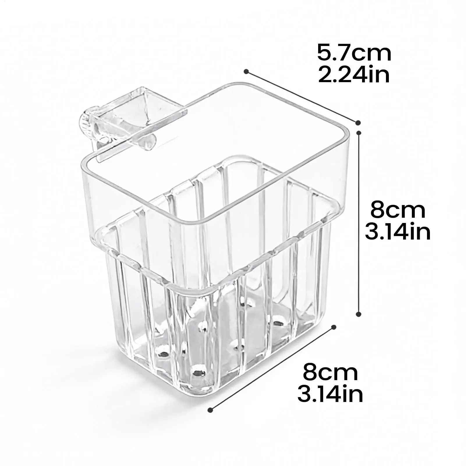 Suporte de Planta para Aquário Transparente com Trava de Botão - Imagem 6