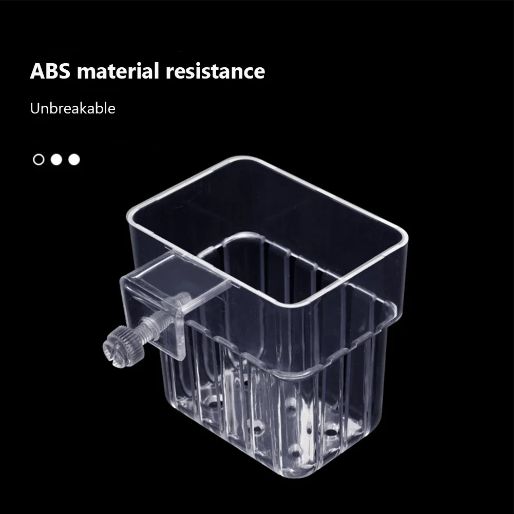 Cesta para Plantas de Aquário Transparente 8 x 8 x 5.7 cm Suspensa - Imagem 3