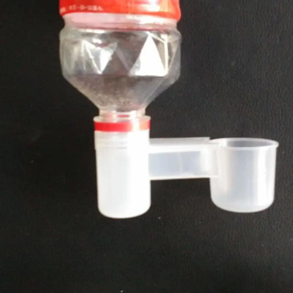 Bebedouro para Pássaros e Pombos de Plástico Transparente 10 pçs Encaixe em Garrafa - Imagem 4