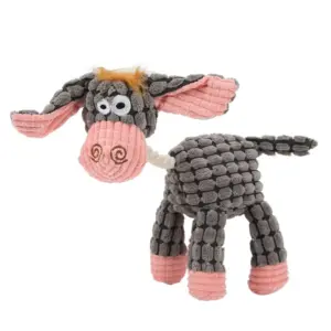 brinquedo para cães de veludo com apito