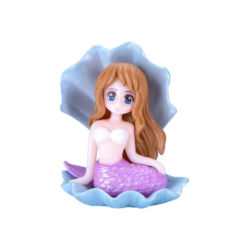 Decoração de Aquário Sereia Colorida PVC que Afunda na Água - Imagem 6