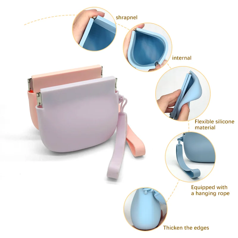 bolsa de silicone para petiscos de cães e gatos