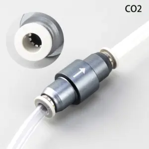 válvula de retenção CO2 para aquário