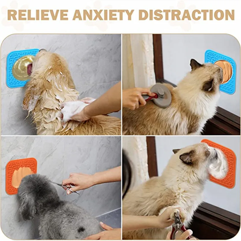 Tapete de Silicone para Pet com Textura Antiasfixia para Lamber - Imagem 2