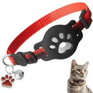 coleira para gato com sino e pingente