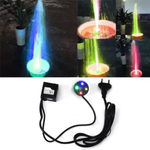 bomba submersível para aquário com led