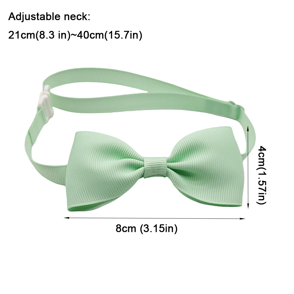 Gravata Borboleta para Cães e Gatos Ajustável de 21 a 40 cm - Imagem 5