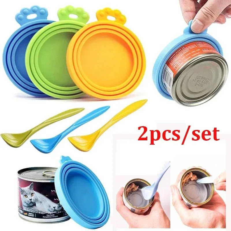 tampa de silicone para lata de ração