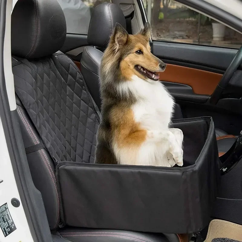 Assento de Carro para Cães de Oxford 600D com Zíper e 48x41x21 cm - Imagem 3