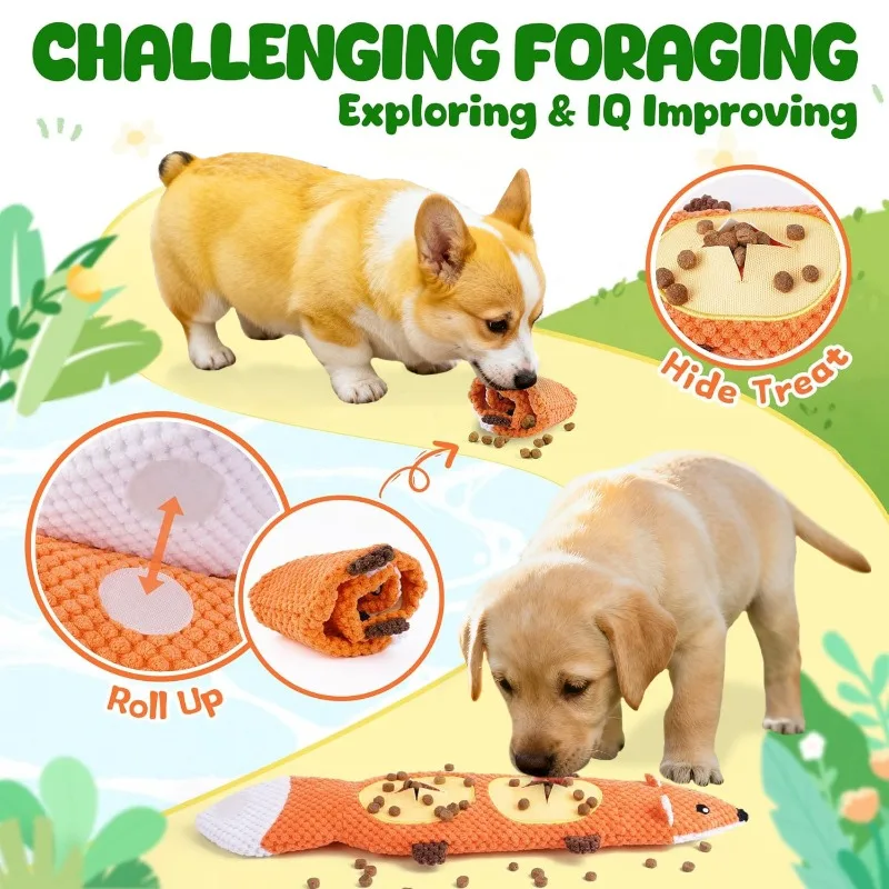 Brinquedo Quebra-Cabeça para Cães de Pelúcia com Som e Dobrável - Imagem 6