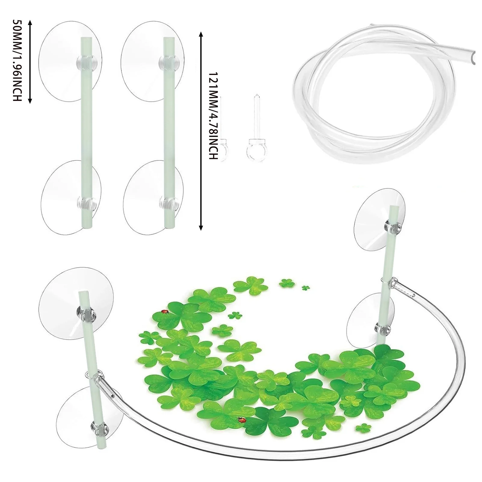 Anéis Flutuantes para Aquário de Plantas e Alimentação de Peixes - Imagem 6