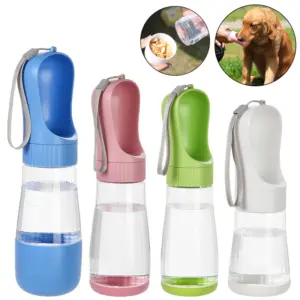 garrafa de água e comida para cães portátil