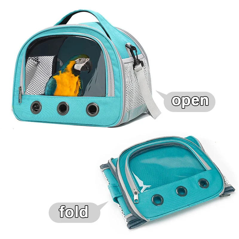 Saco de Transporte para Pet Malha Respirável com Janela Bolha Transparente - Imagem 3