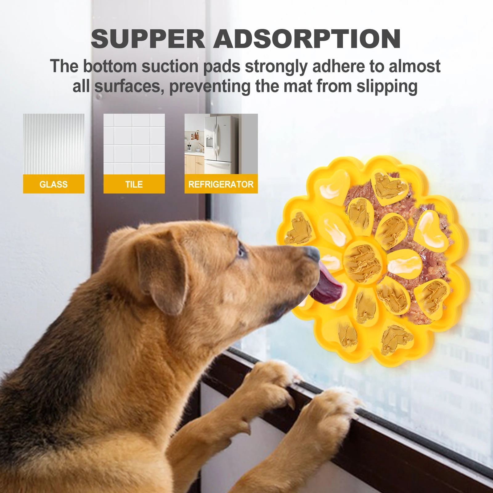 Comedouro Lento de Silicone para Cães e Gatos com Ventosa - Image 3