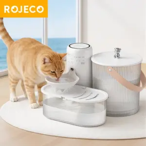 fonte de água para cães e gatos recarregável