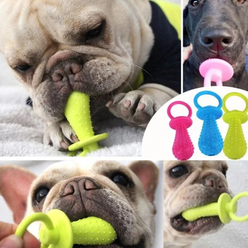 Brinquedo Chupeta para Cães Pequenos de Borracha Resistente à Mordida - Image 2