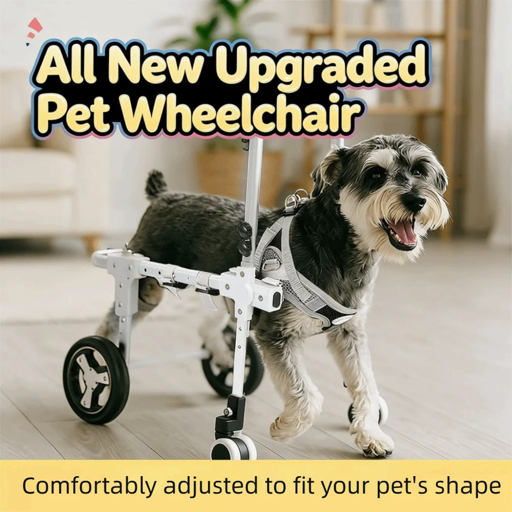 Carrinho de Mobilidade para Cães em Alumínio Leve Ajustável - Image 3