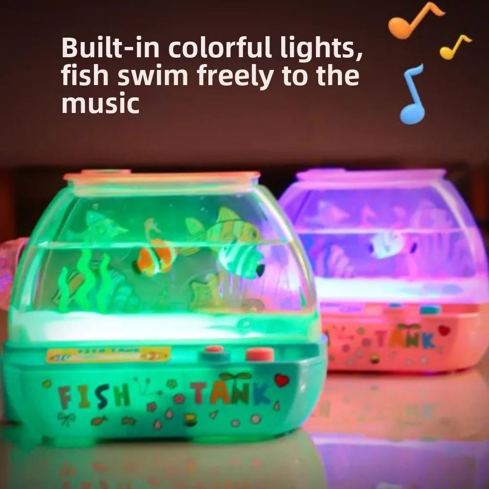 Aquário de Brinquedo com Luz LED e Música para Crianças - Imagem 4