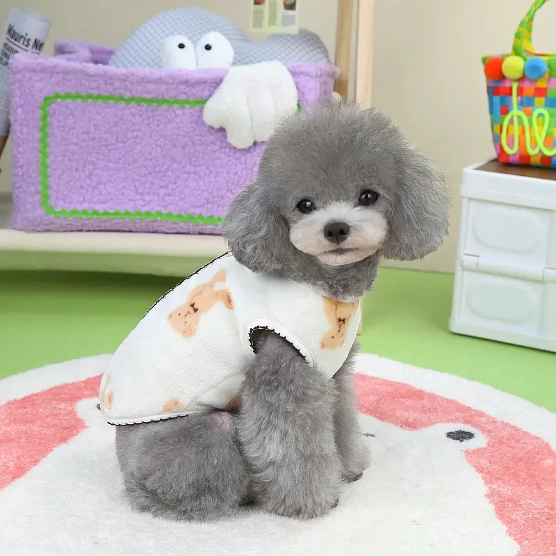 Colete de Pelúcia para Cães e Gatos de Inverno - Imagem 3