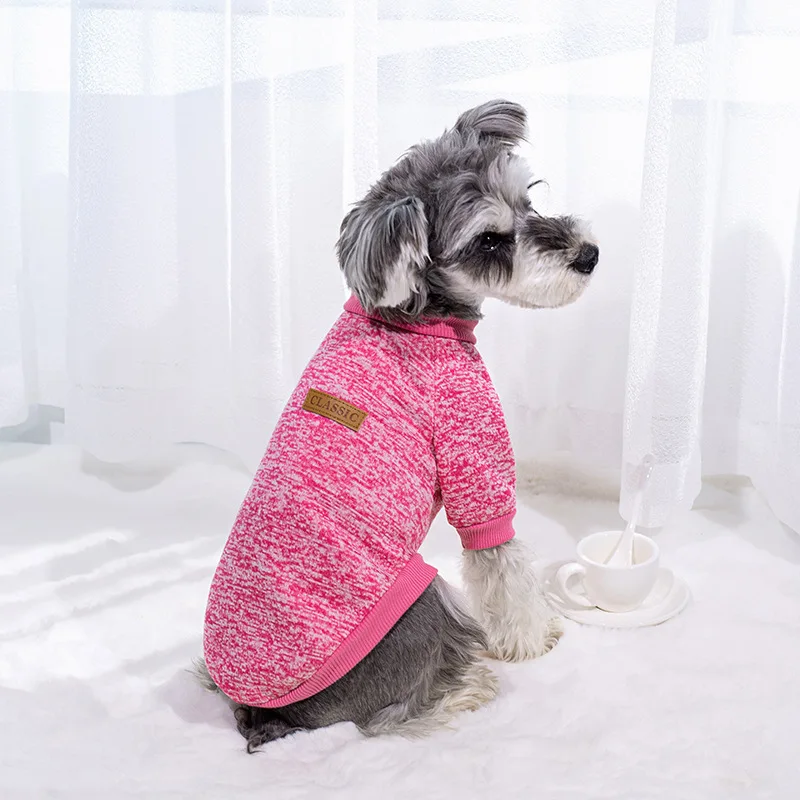 Suéter de Malha para Cães e Gatos de Porte Pequeno e Médio com Gola Redonda - Imagem 4