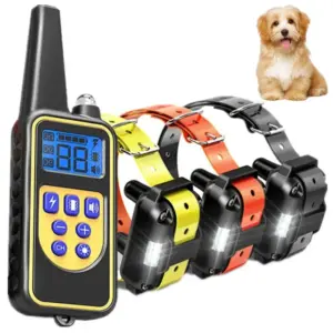 coleira para cães recarregável usb