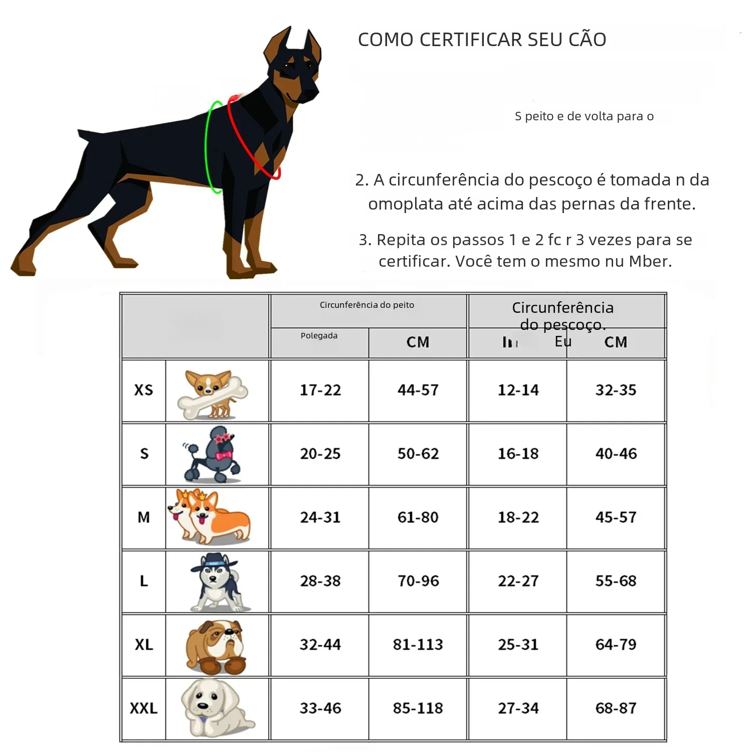 Coleira Peitoral para Cães de Serviço com Patches Personalizados - Imagem 2
