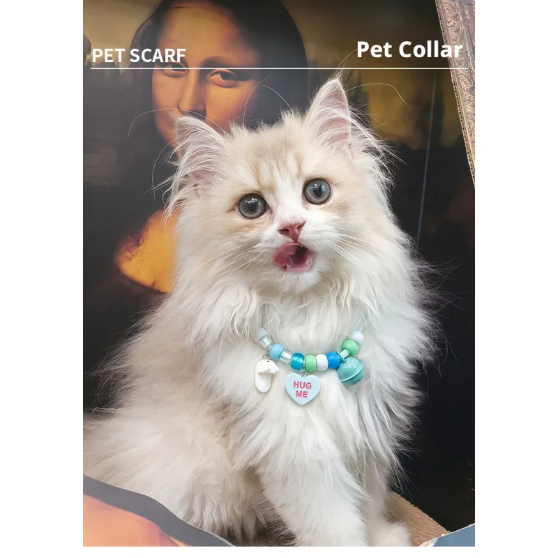 Coleira para Gatos e Cães Pequenos com Sino e Ajustável - Imagem 2