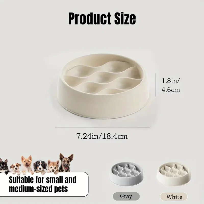 Tigela de Alimentação Lenta para Cães e Gatos Antiderramamento - Imagem 4